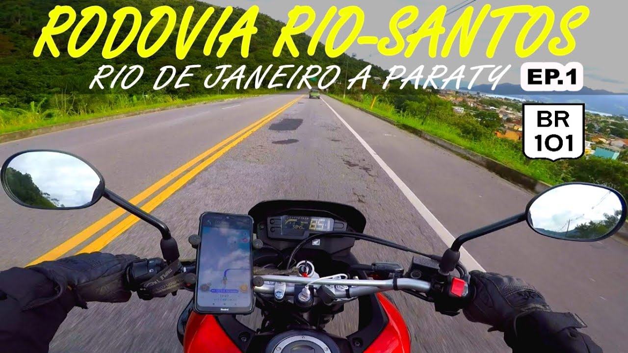RODOVIA RIO-SANTOS de MOTO - Rio de Janeiro a Paraty - T2/EP1