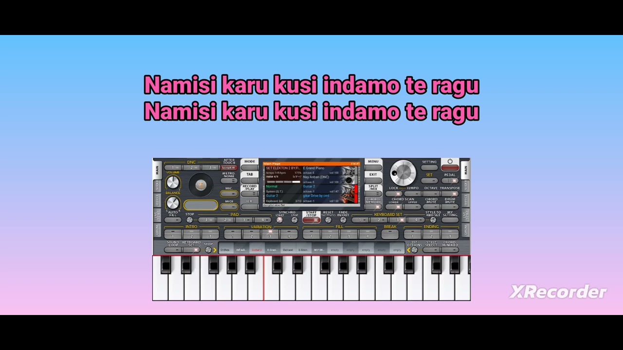 Karaoke KAMBELANA INCAKU Nada cewe