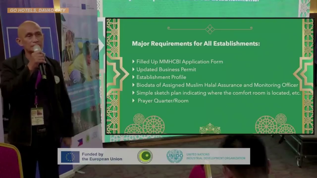 Halal Certification Delivered by Dr  Norodin A  Kuit