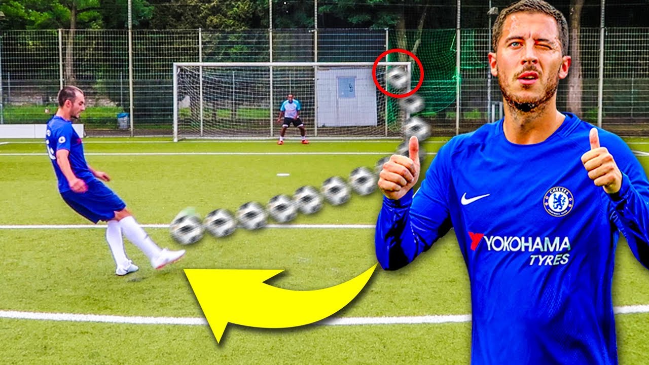 EDEN HAZARD FU&szlig;BALL CHALLENGE !!