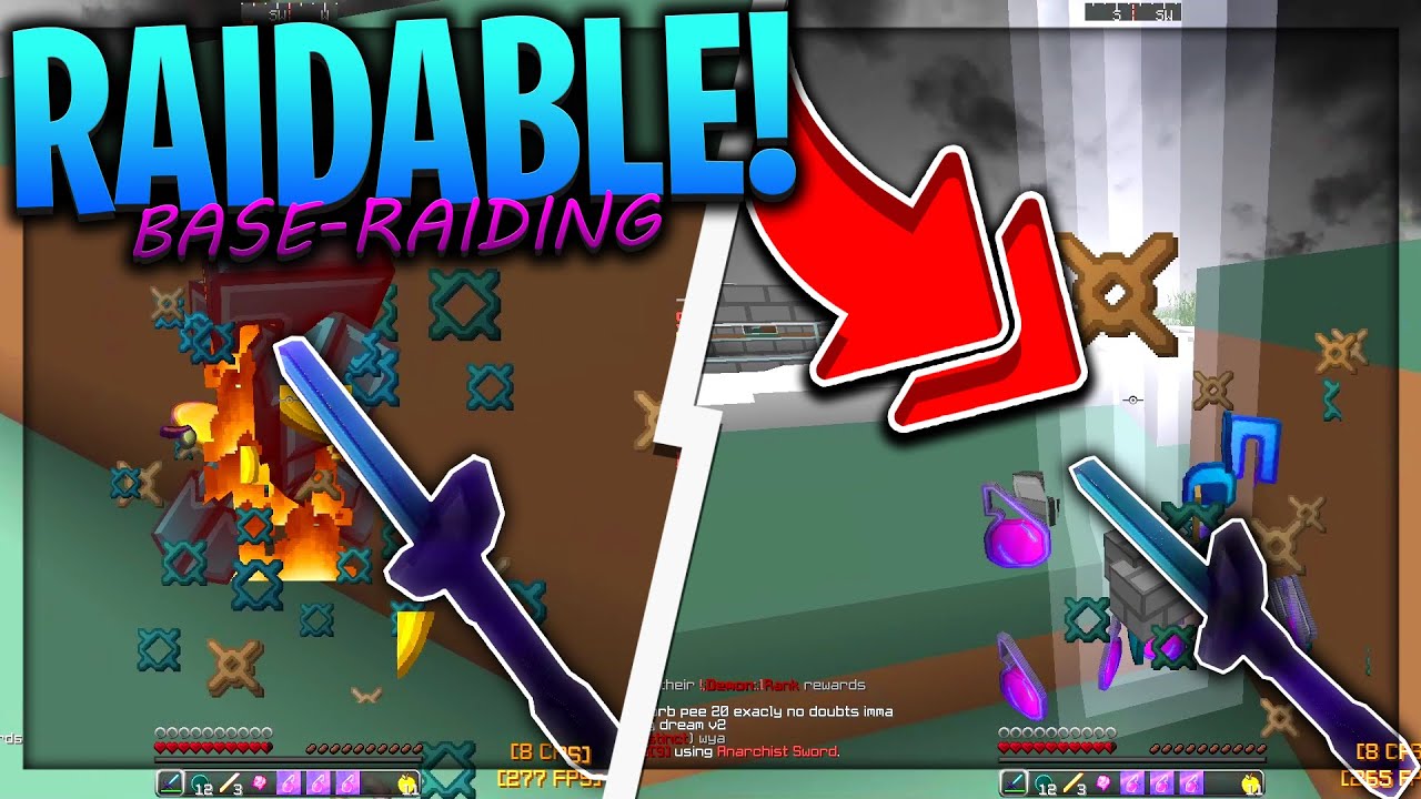 BASE RAIDING as a SOLO! *RAIDABLE* | Minecraft HCF