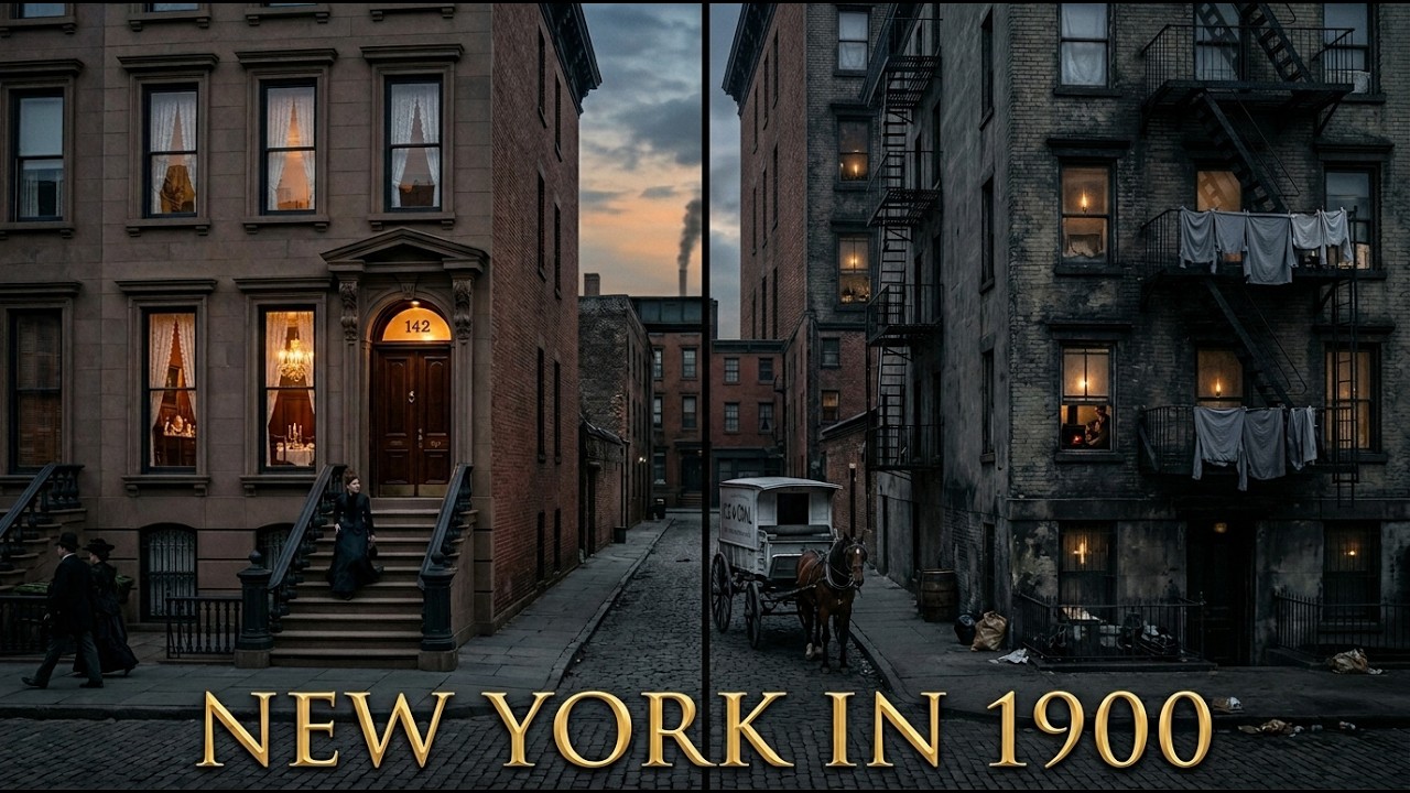 What It Was Like Living in a House in New York in 1900 | AI Reconstruction