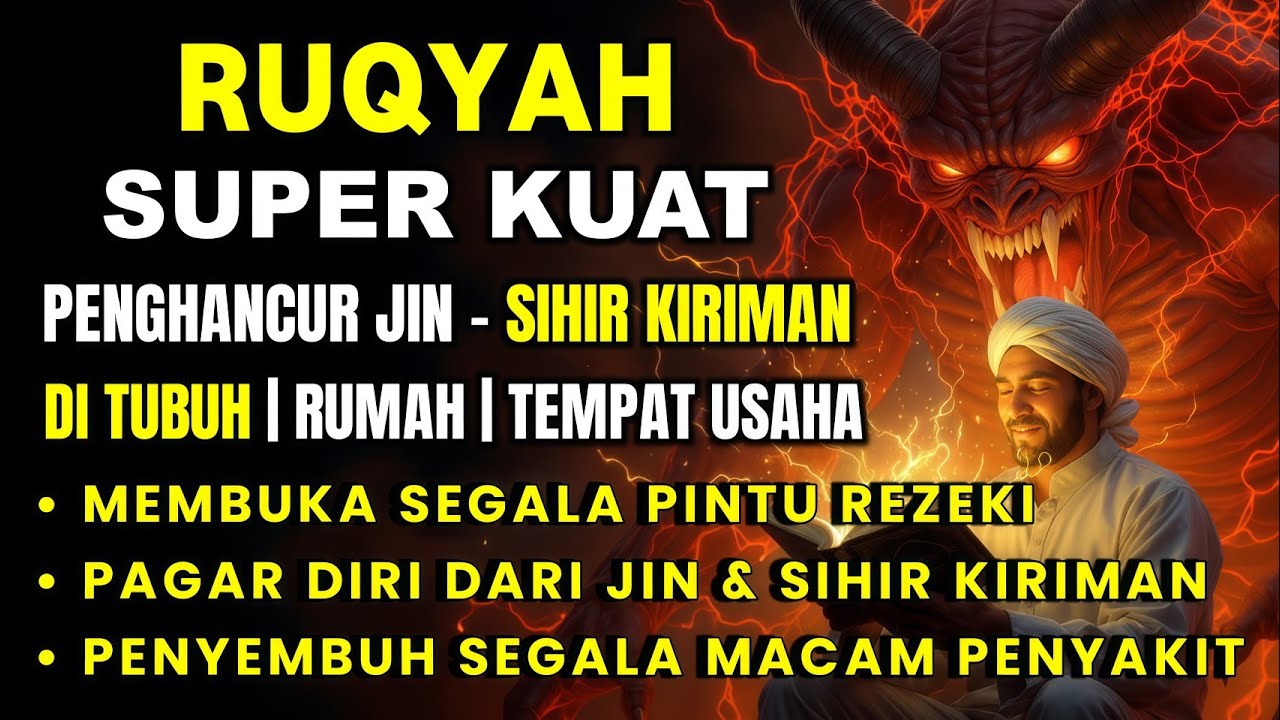 RUQYAH RUMAH PENGUSIR JIN, SETAN DAN SIHIR DI RUMAH,TUBUH,PENENANG HATI DAN FIKIRAN | By Alaa Aser