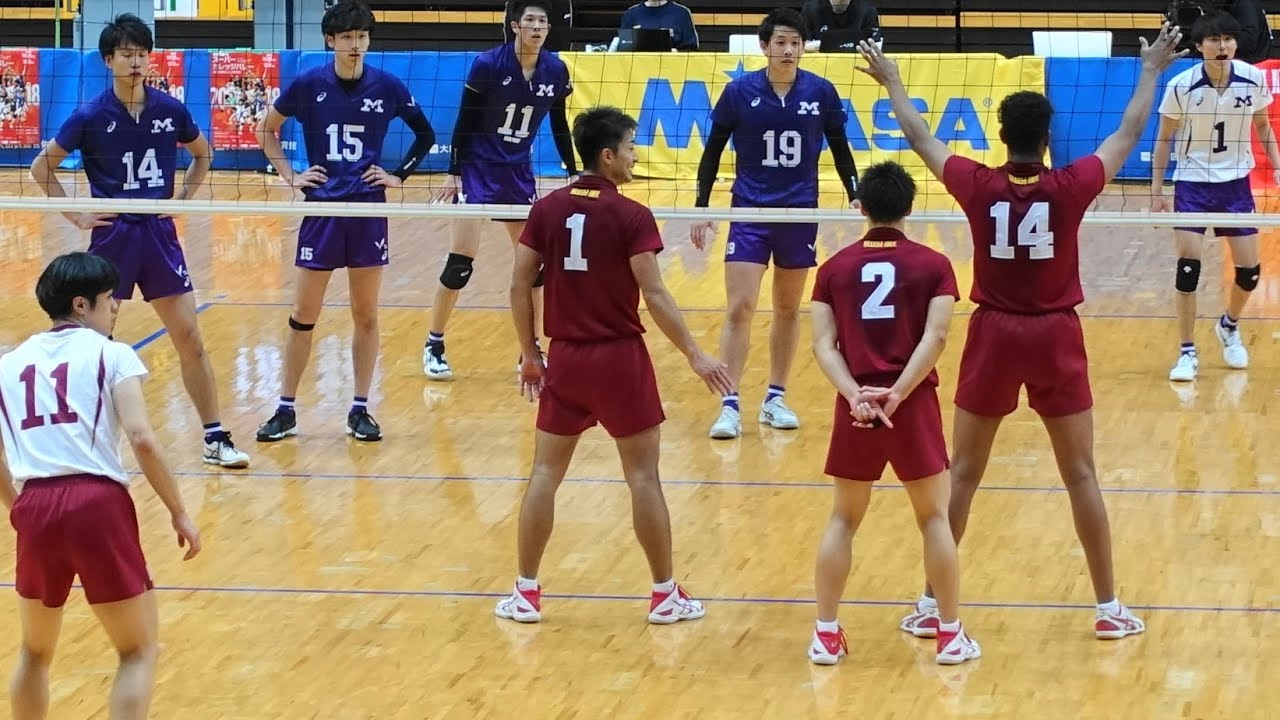 #上林直澄 早稲田大学 vs 明治大学 第3セット 全日本インカレ2018男子準決勝 バレーボール Japan volleyball
