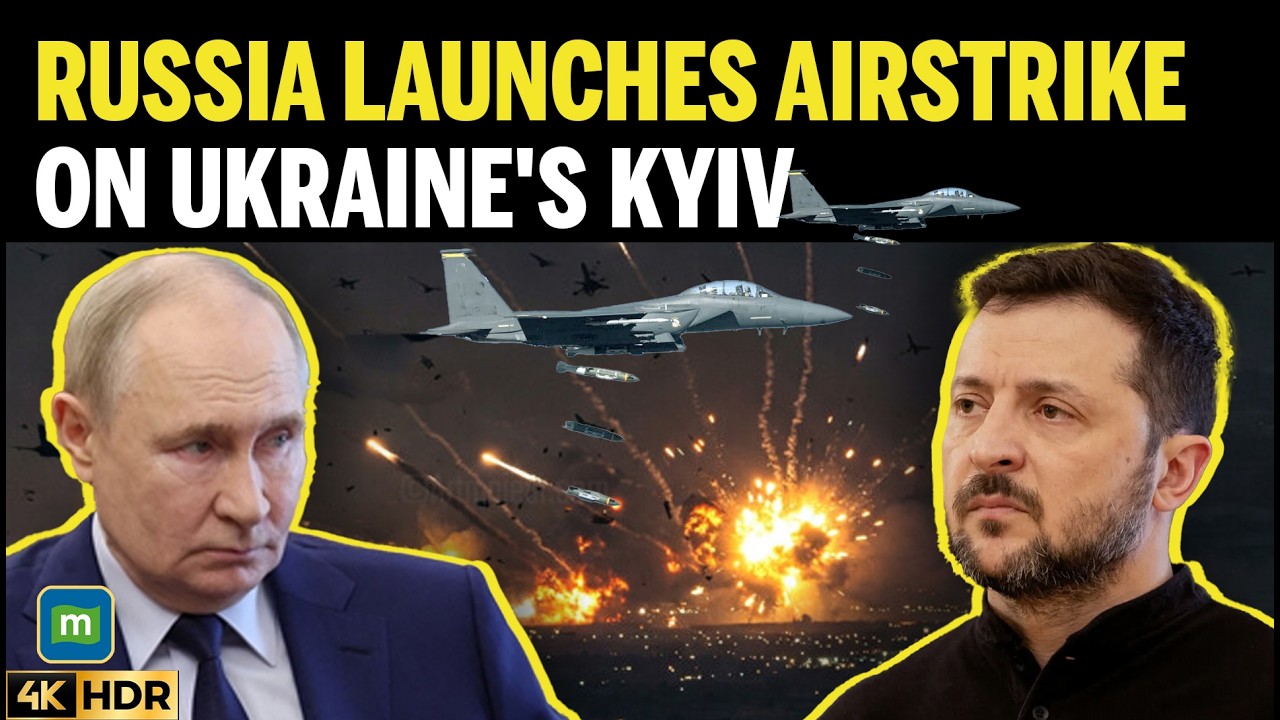 Russia Pounds Kyiv With Drones, Missiles In Overnight Airstrike, Buildings Damaged | N18G | 4K