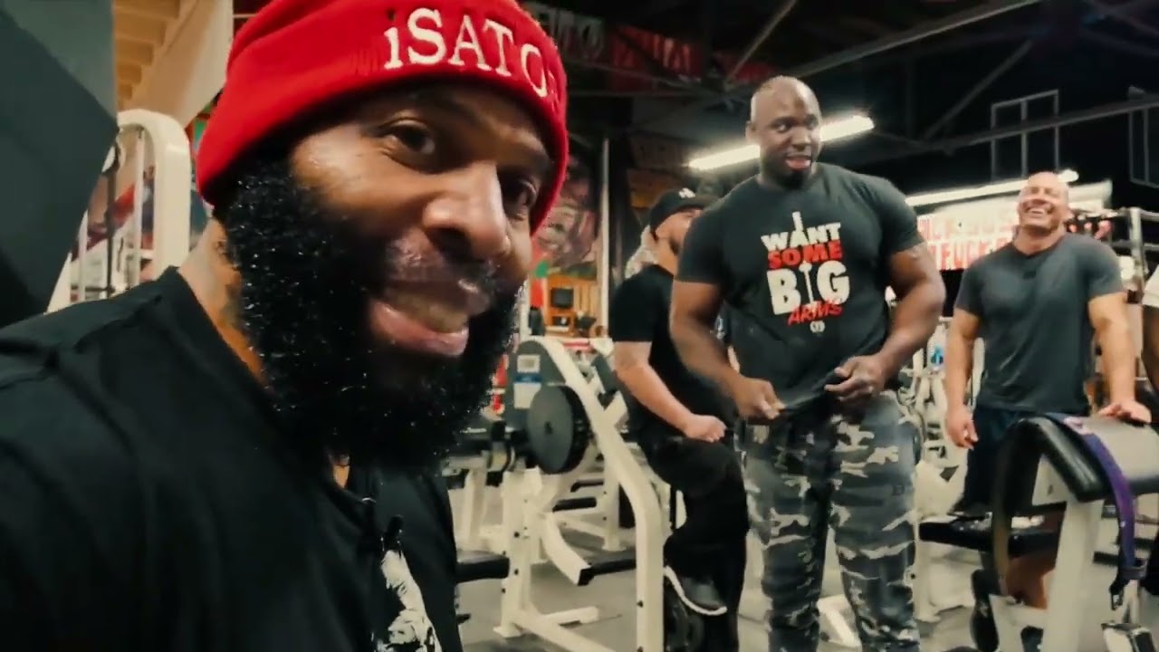 Bangin' iron at the Mighty Iron Addicts Gym REVAMPED