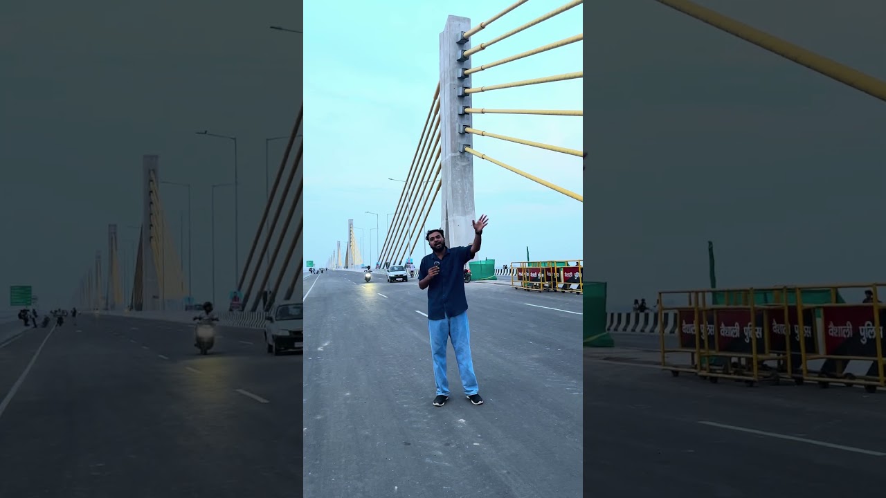 Kacchi Dargah Bidupur 6 Lane Bridge 😱#patna #bihar #bihari #bridge