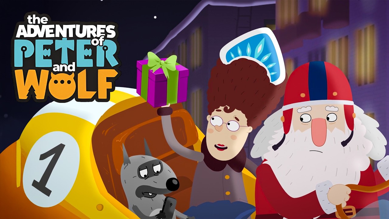 The Santa Claus Case -2🎅🏻| The Adventures of Peter and Wolf | 11-Minute Cartoon for Kids | Kidsmania