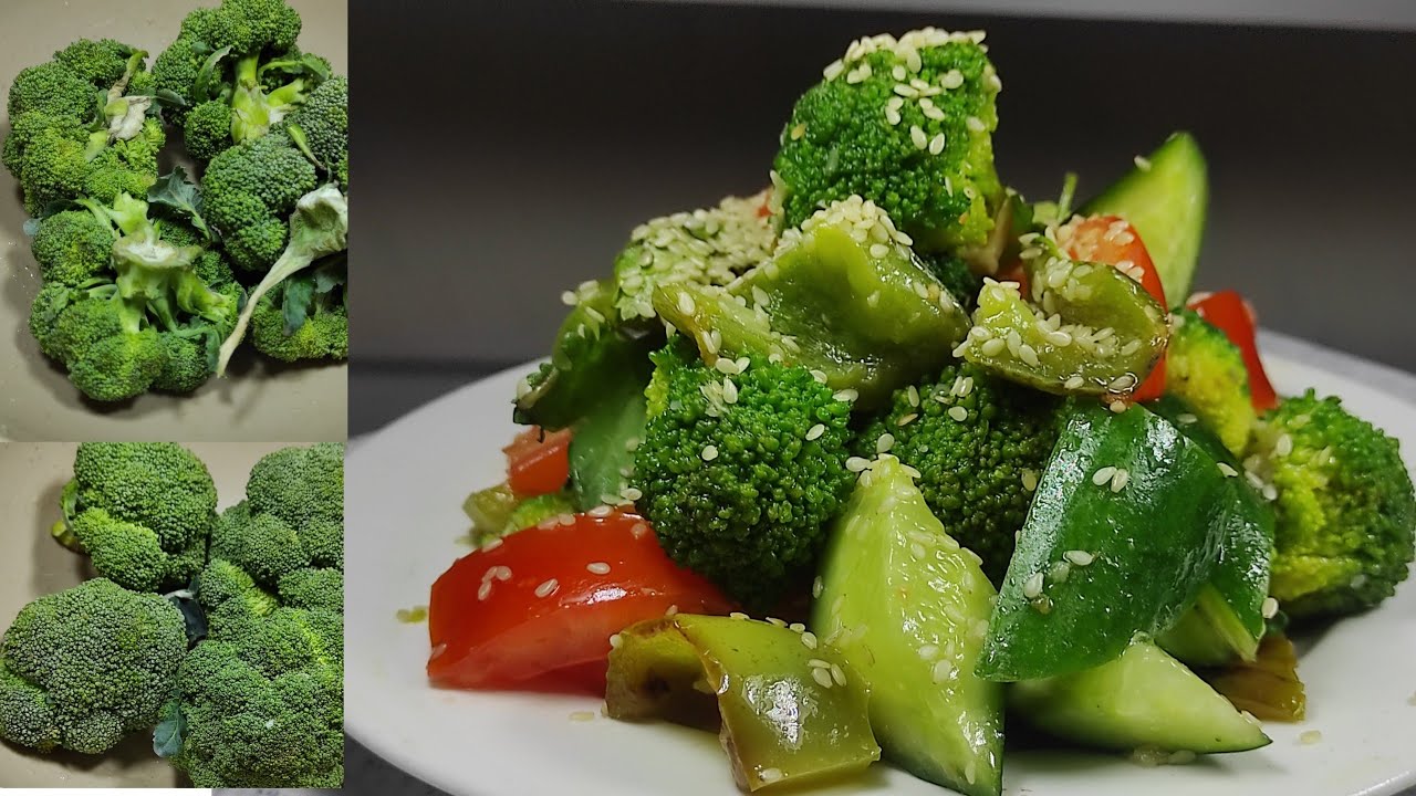 🥗брокколи🥗салат🥗 7минутда таёр болди