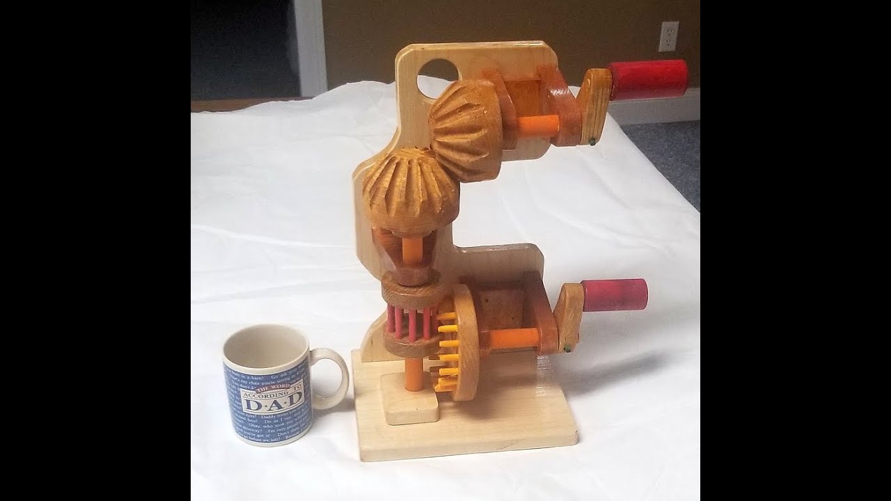How to Make Wooden Grist Mill Peg Gears and Wooden Bevel Gears