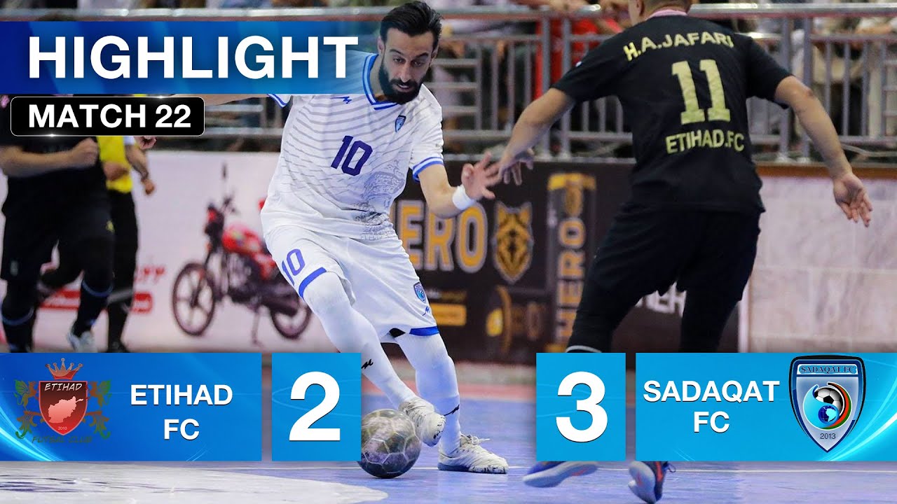 Hero Afghanistan Futsal Premier League - S4 - Etihad Fc Vs Sedaqat FC - Match 22- Highlights ⚽️