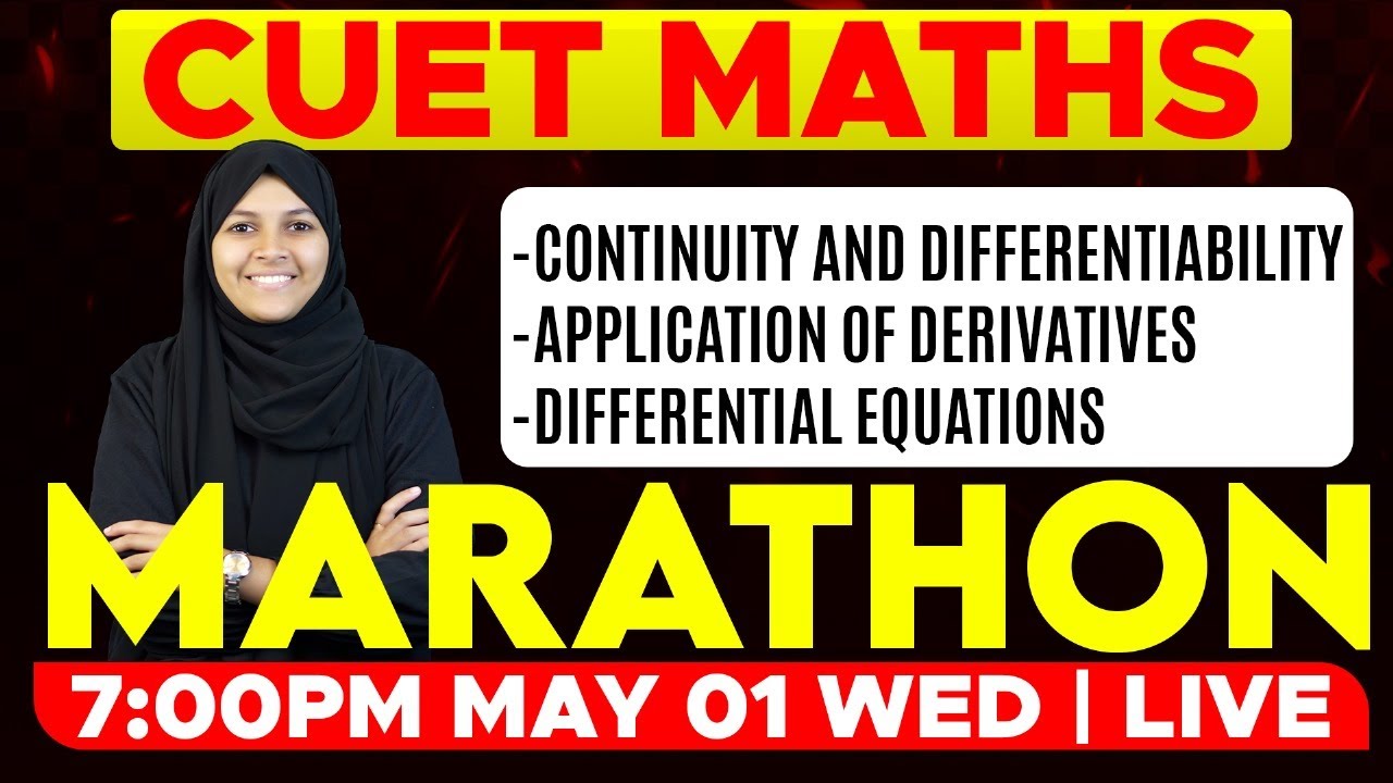 CUET 2024 - Maths | CUET Maths Marathon - 2 | Eduport CUET