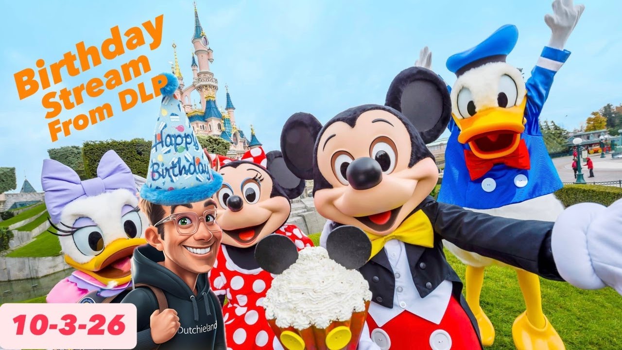 🔴 LIVE Birthday Magic in Disneyland Paris! 🎉