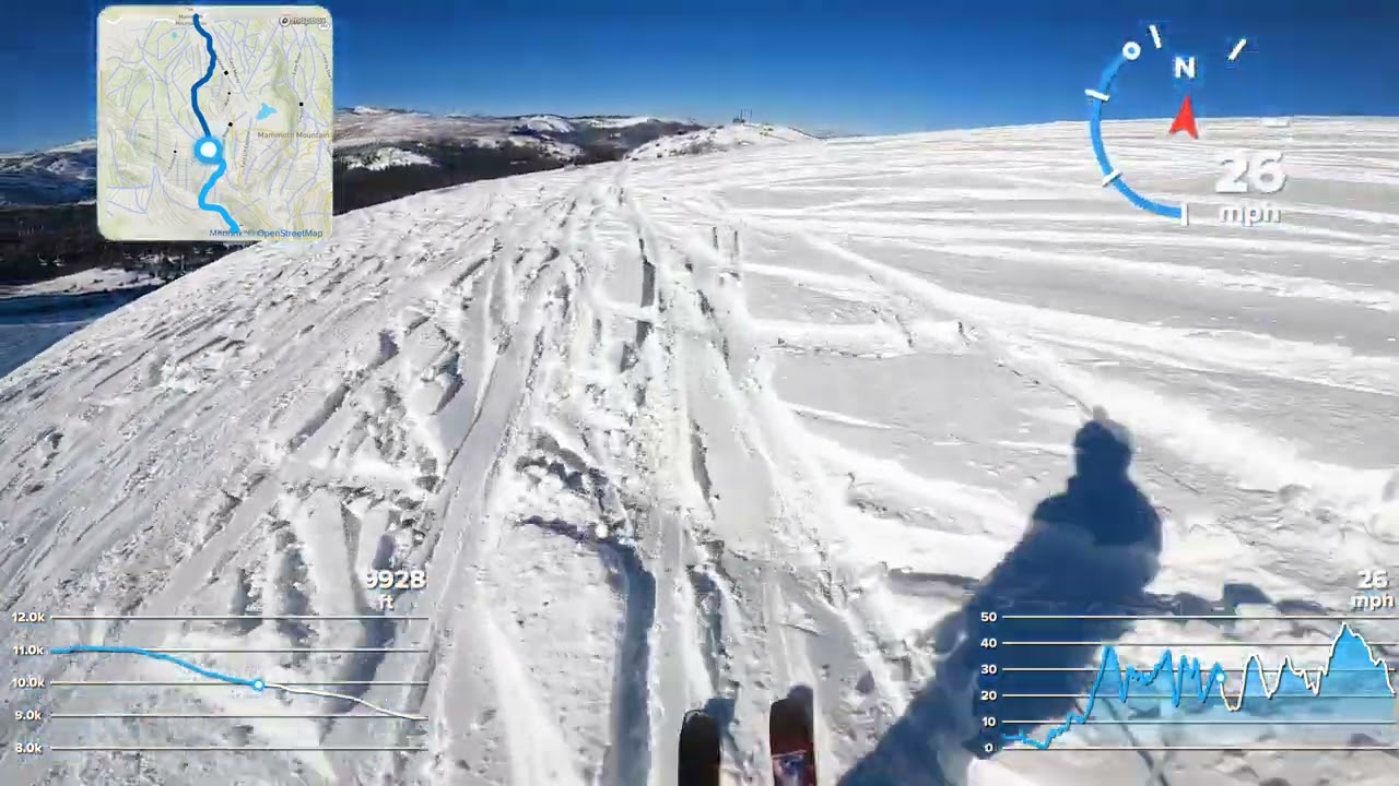 One shot top to bottom In Mammoth