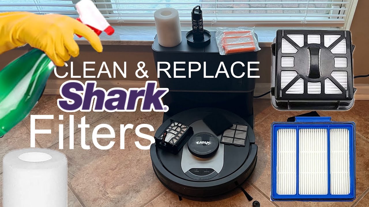 How to clean and replace Shark robot filters
