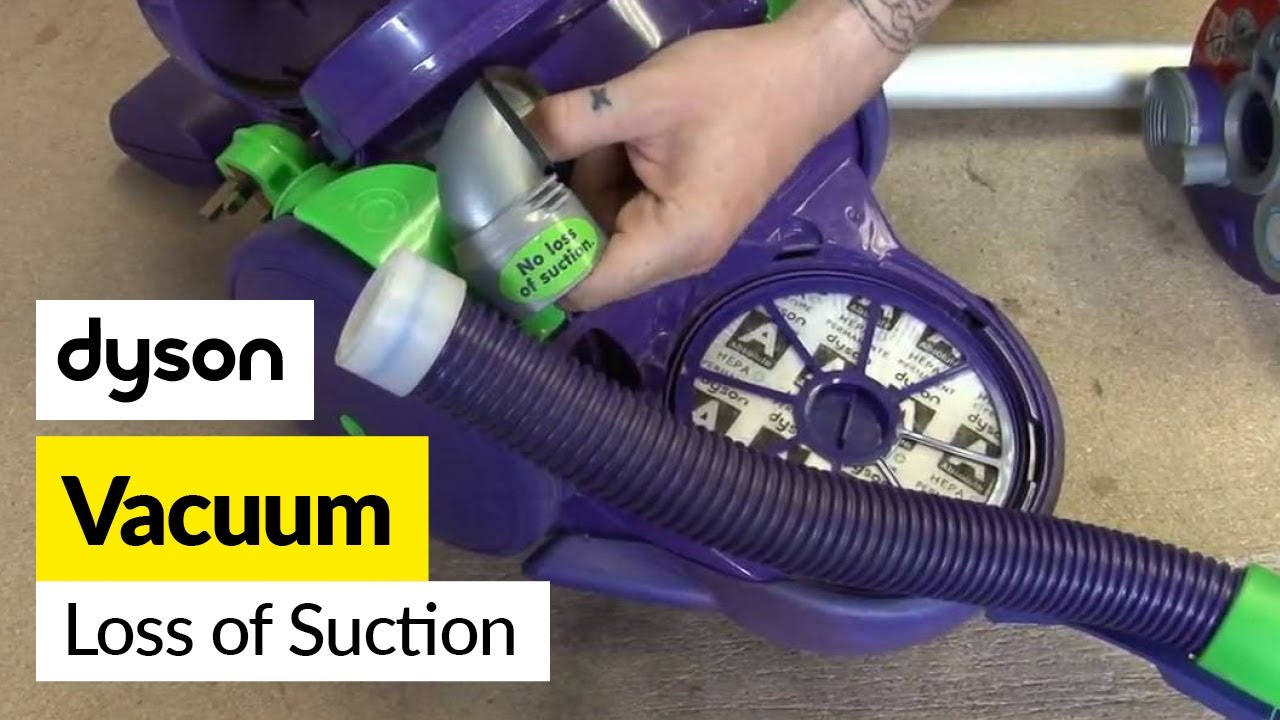 How to fix loss of suction in Dyson DC05 vacuum cleaner
