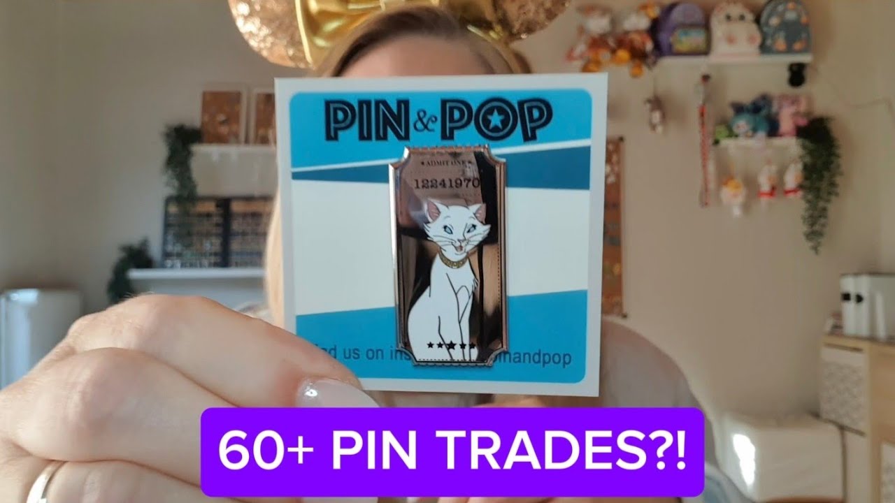 MEGA Disney Pin Trade Haul! 60+ Pins from PinandPop Trade Arcade | Mystery Sets, Cats & Grails