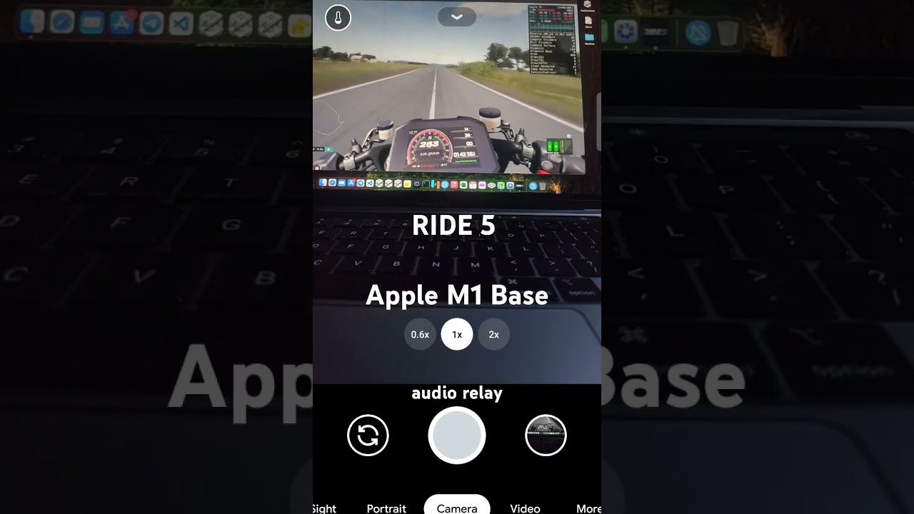 RIDE 5 APPLE M1 BASE #macbookprom1 #ride5 #macosgaming