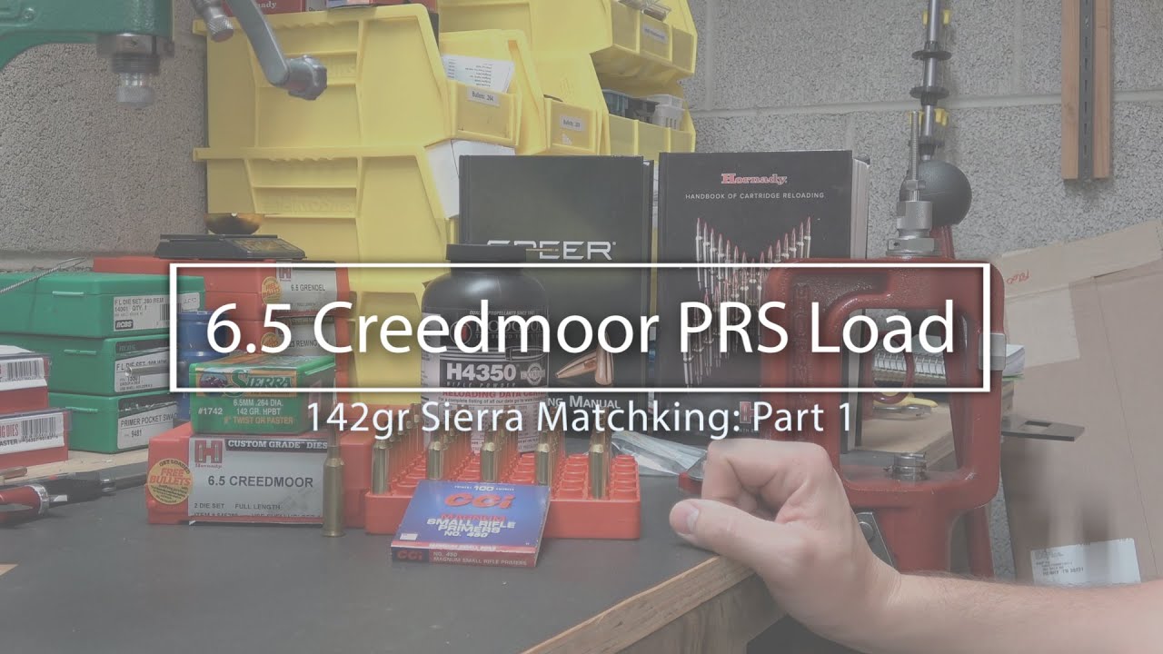6.5 Creedmoor PRS Load: 142gr Sierra Matchking