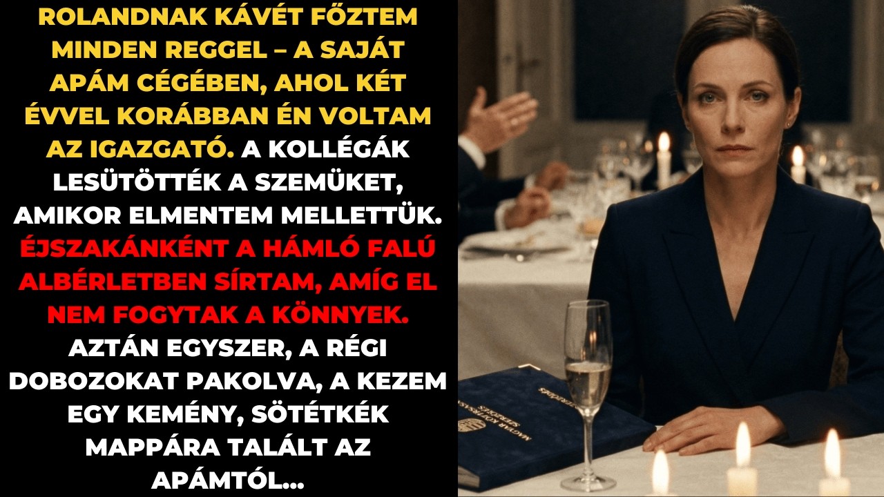 A sógorom kirúgott a családi cégből a vacsoránál. Nem tudta, hogy a többségi tulajdon az enyém