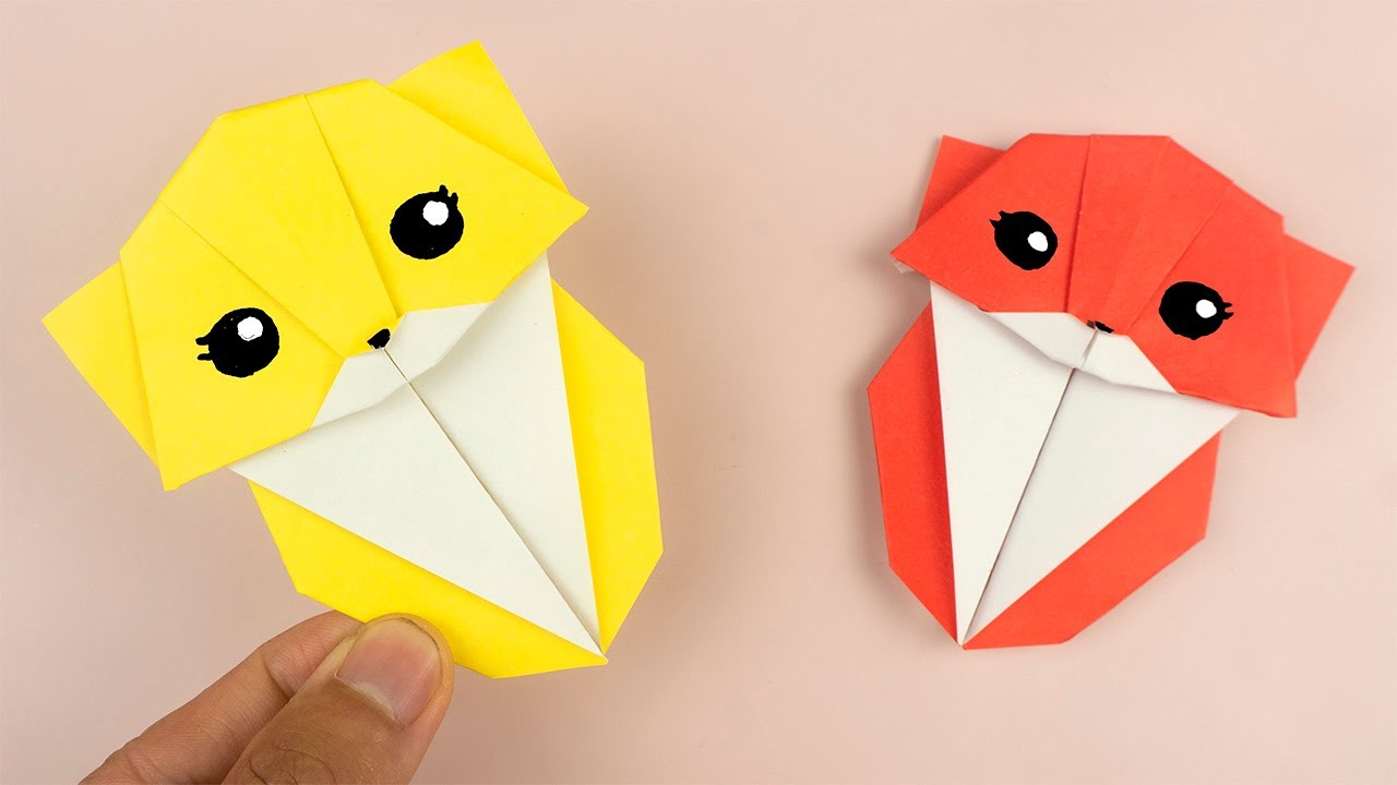 Cómo hacer un Perro de papel - Perro de origami | Animales de papel