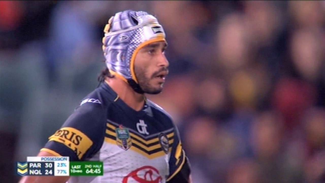 NRL: 5 Tries in 12 minutes! Cowboys v Eels - 2015, Rd 13