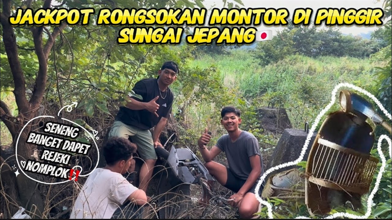 Mulung rongsok an montor di pinggir sungai jepang🇯🇵auto jadi cuan guys #japan #vlog 