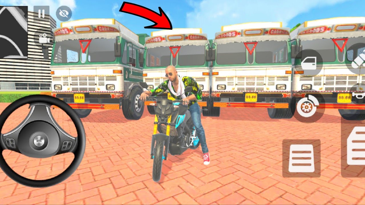 Franklin Brought To The FOUR Big Truck 🚛 || Indian Theft Auto Android Gameplay Video || New Game !!