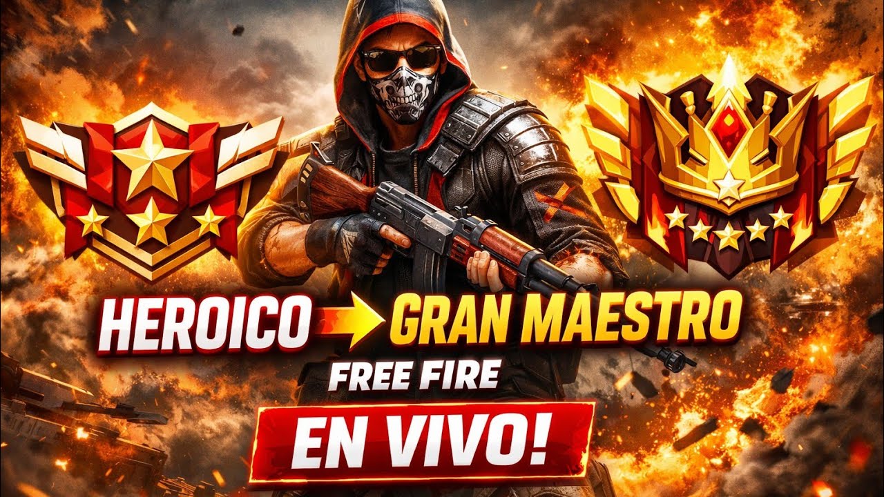 🔥 Heroico → Gran Maestro | Free Fire EN VIVO