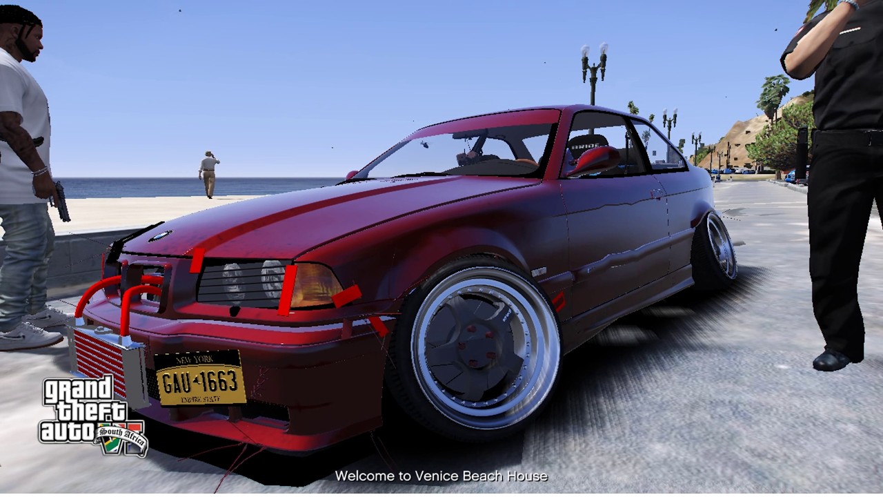 GTA V MZANSI MODS | I TOOK MY BMW E36 STANCE BUILD CAR MEET !