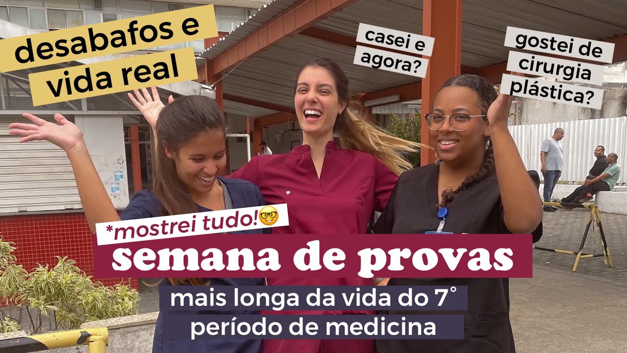 #MEDVLOG: *semana de provas* de uma estudante de medicina do 7o período // parte 1.