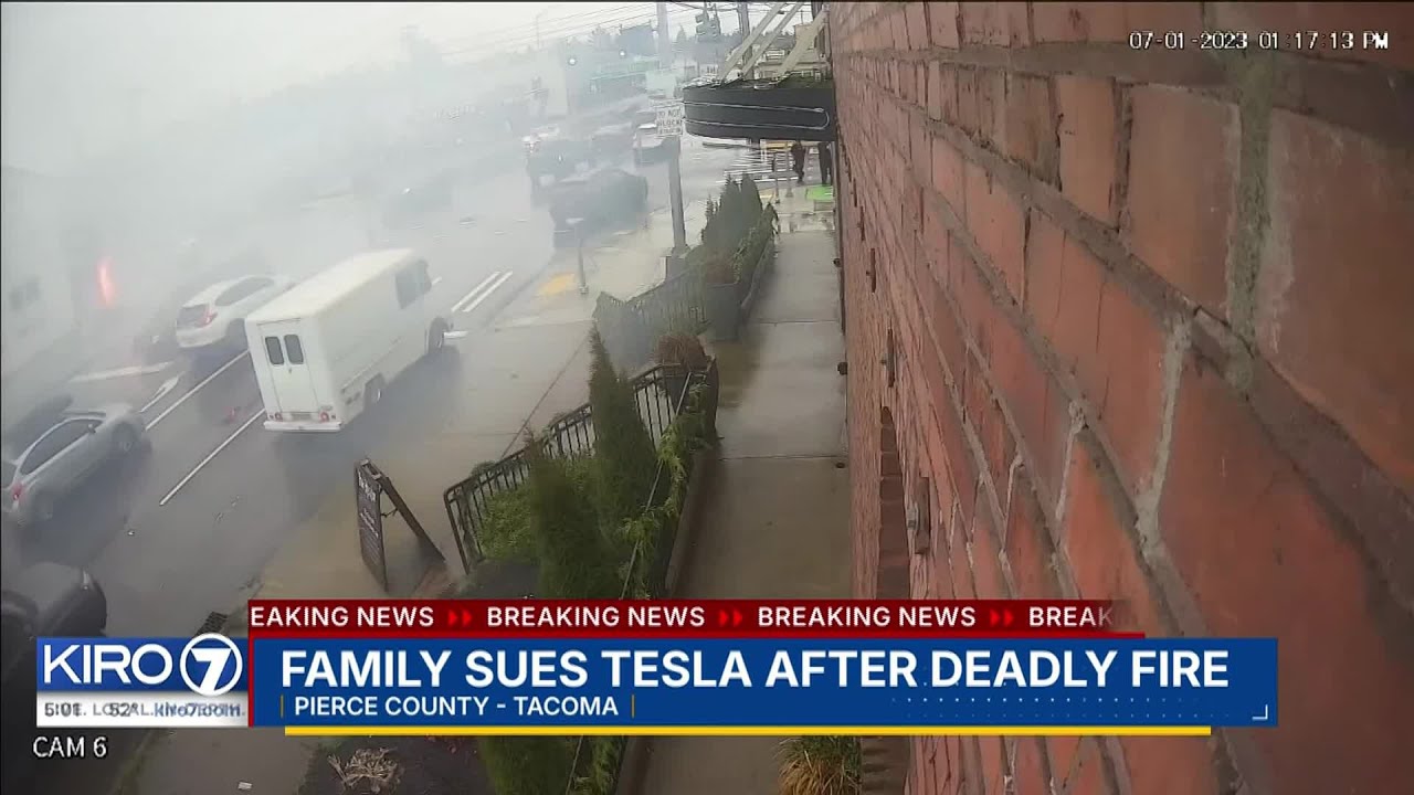 Family sues Tesla after deadly fire