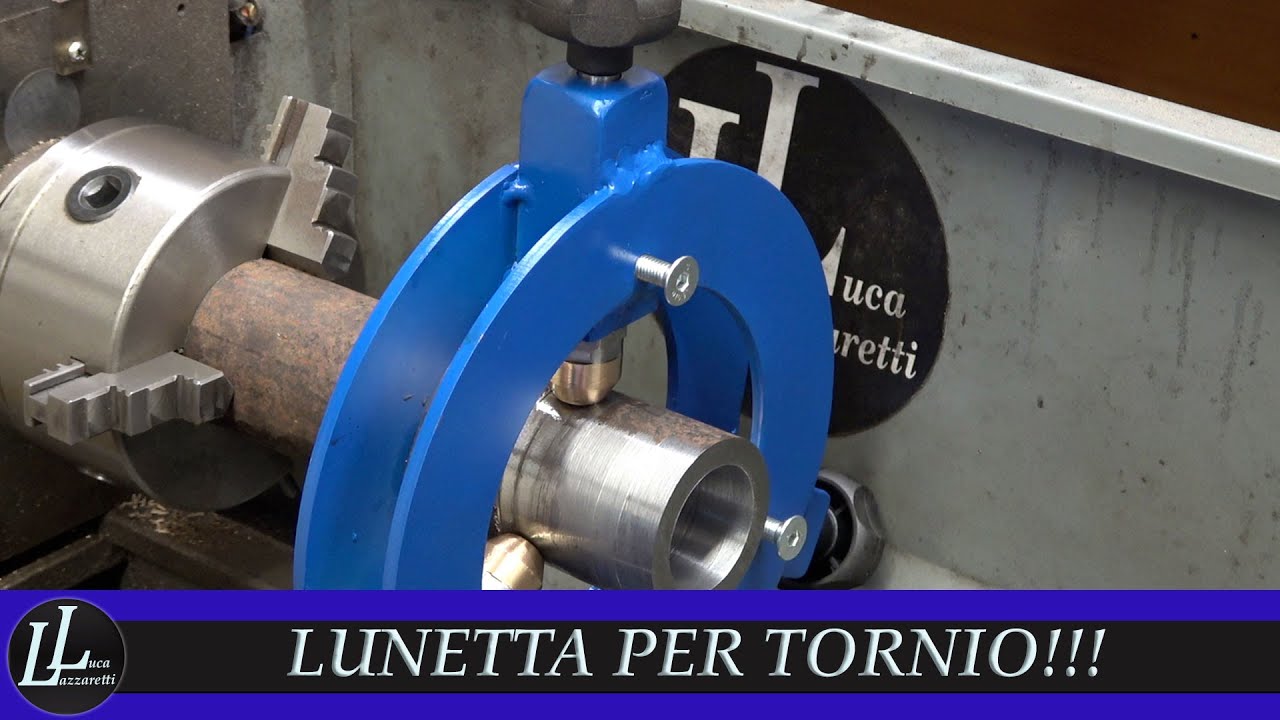 #97 Lunetta per tornio Fervi-BV20 autocostruita (Lathe FERVI - BV20)