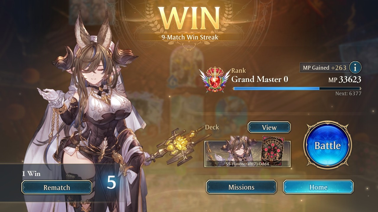 [シャドバWB] Shadowverse: Worlds Beyond  - Set5 - Blossoming Fate - Climbing with Kukishiro Odd Haven