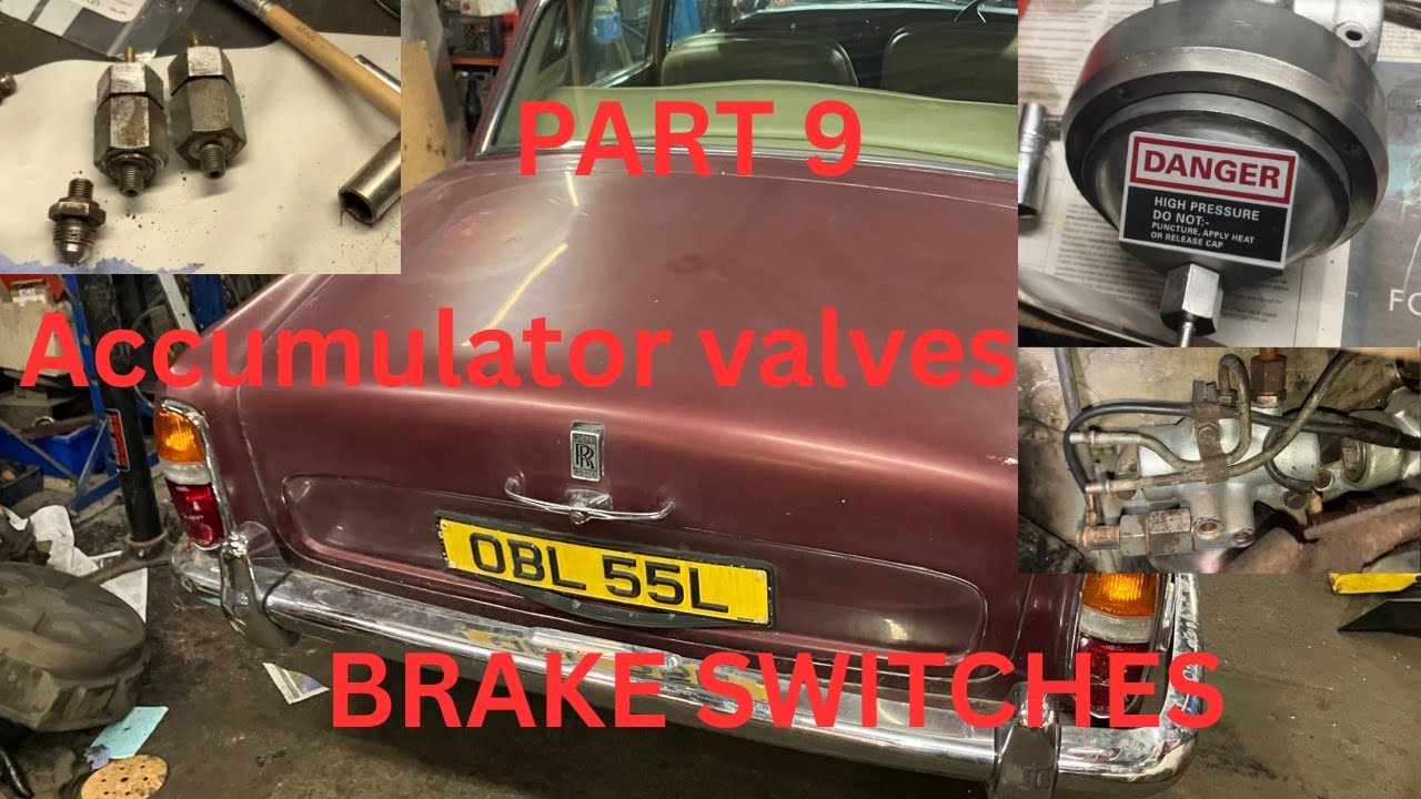 Rolls Royce Silver Shadow Part 9 - Brake Switches and Accumulator Valve Strip and Rebuild