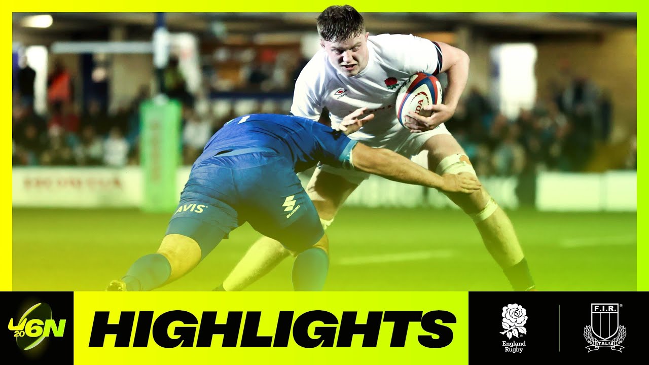 HIGHLIGHTS | ENGLAND v ITALY | 2025 U6N20 | RUGBY HIGHLIGHTS