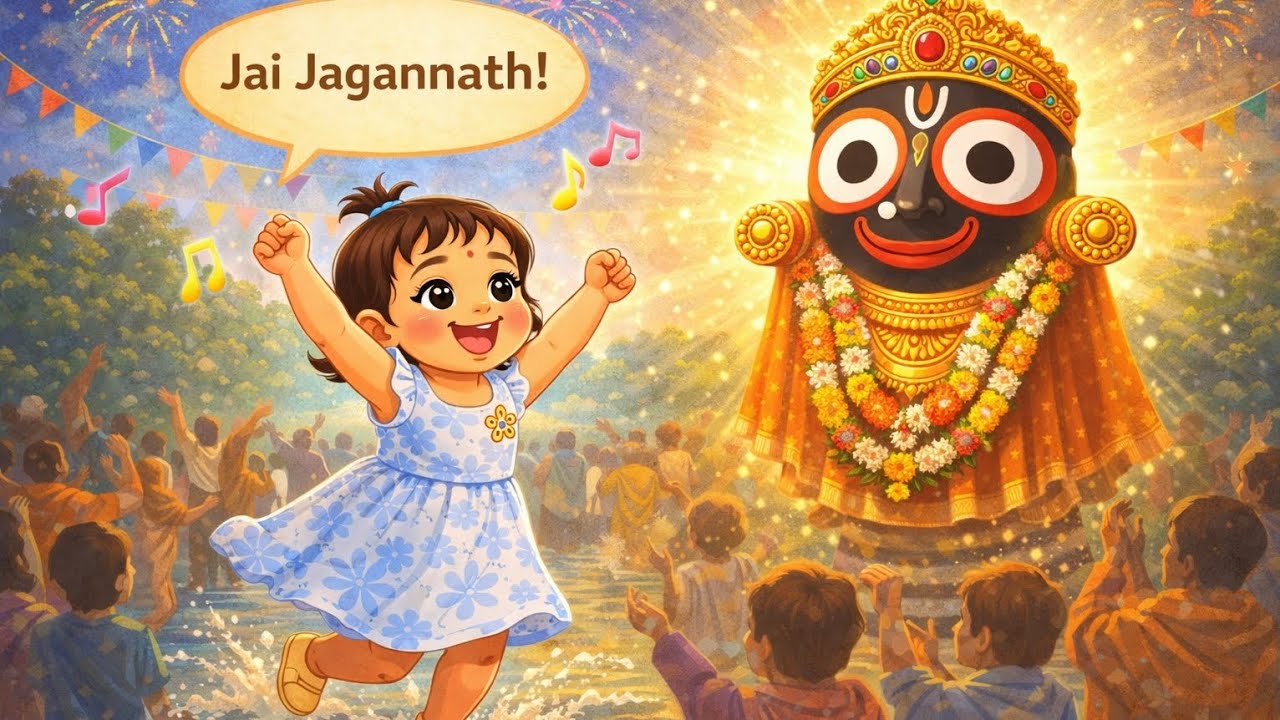 KRISTY & JAGANNATH  | Odia Kids Story/puri sahara/ KriSty kids adventure 