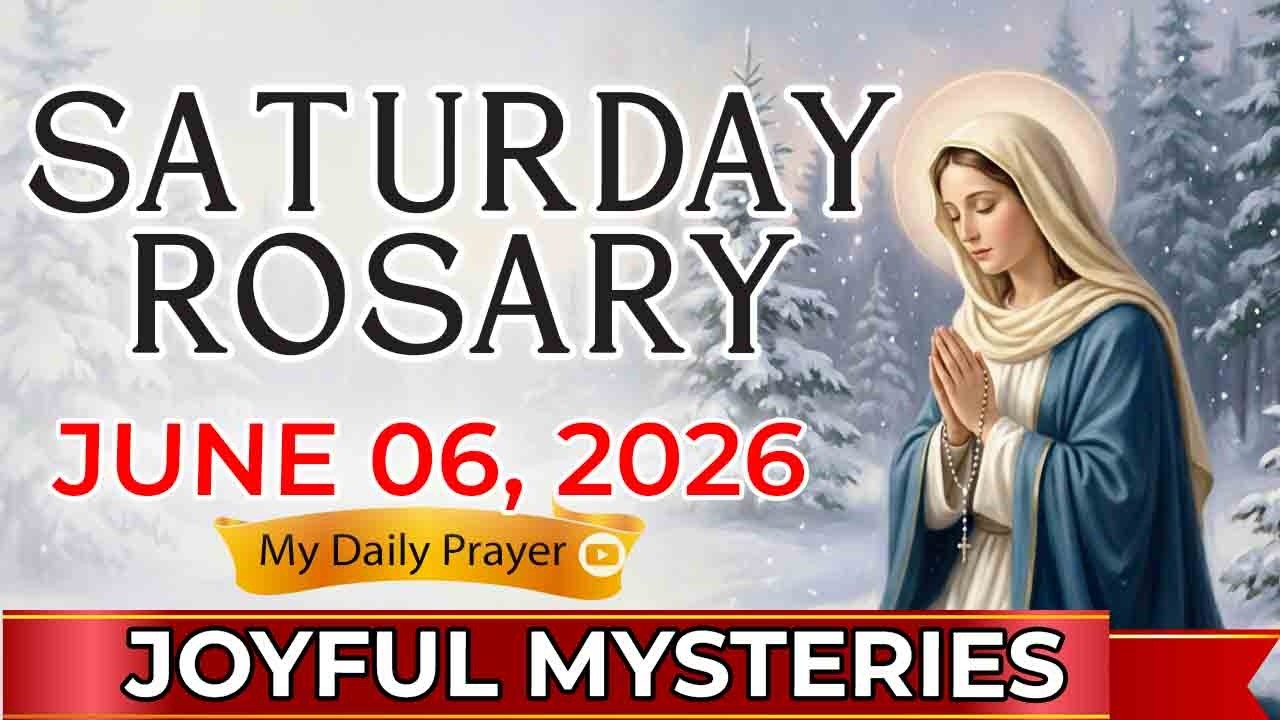 Сегодняшний Святой Розарий 💙 Радостные Тайны | Субботняя Молитва 🙏 6 июня 2026 г.