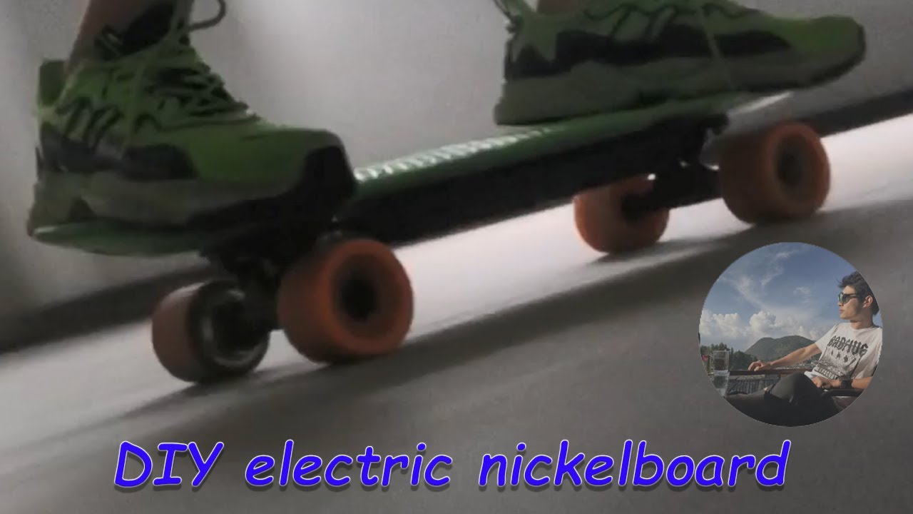 DIY electric nickel board 27'' deck short board for my 7-year-old daughter