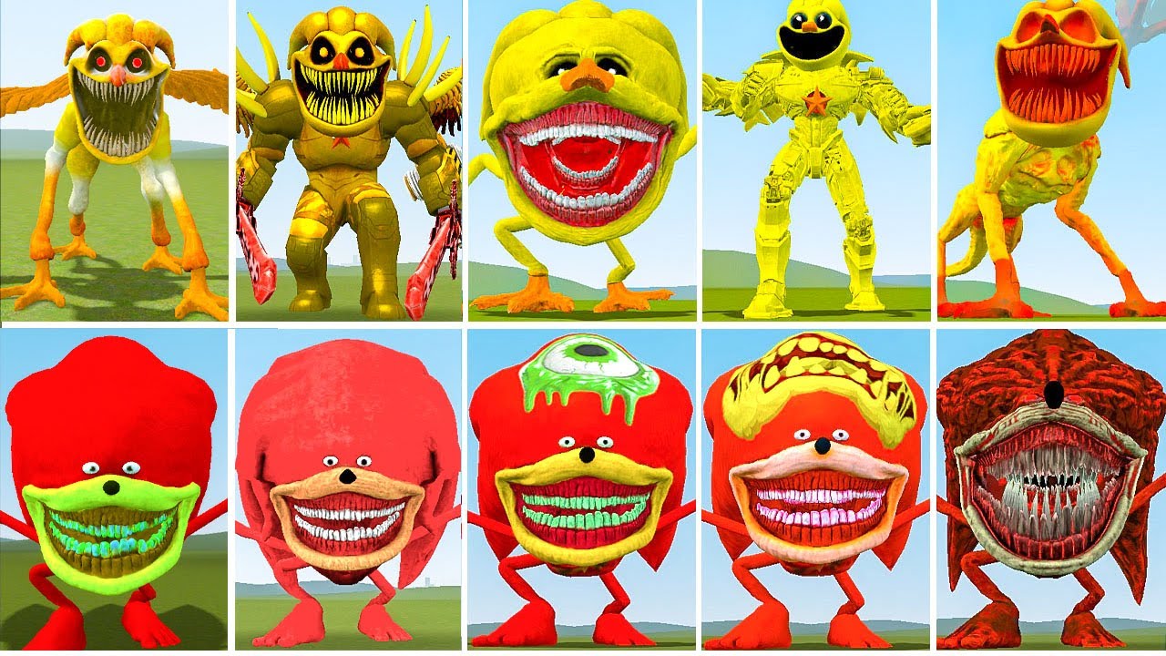 ALL NEW SONIC RED  VS SUPER SONIC TAPES5 VS POPPY3 VS POPPY3 COCK MECHA TITAN in GARRY'S MOD!!!
