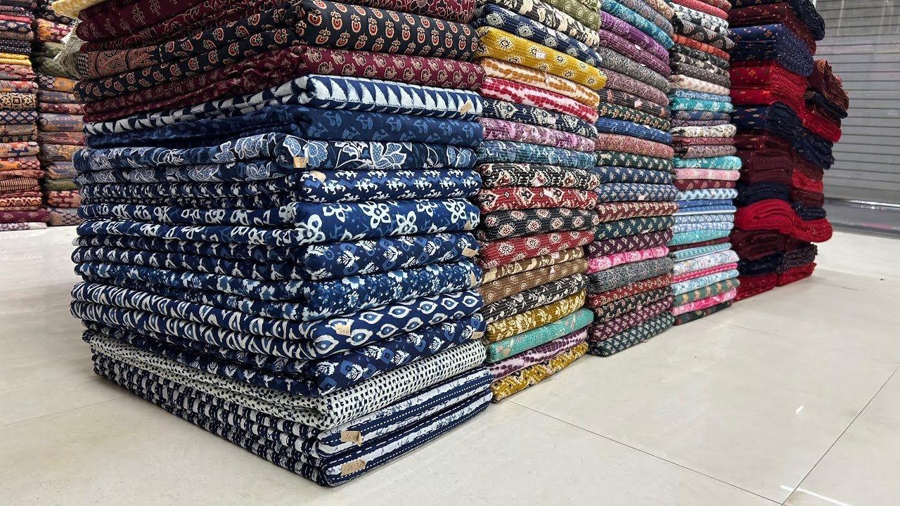 इतना सस्ता कैसे 🌹 Cotton fabrics #fabricscollection