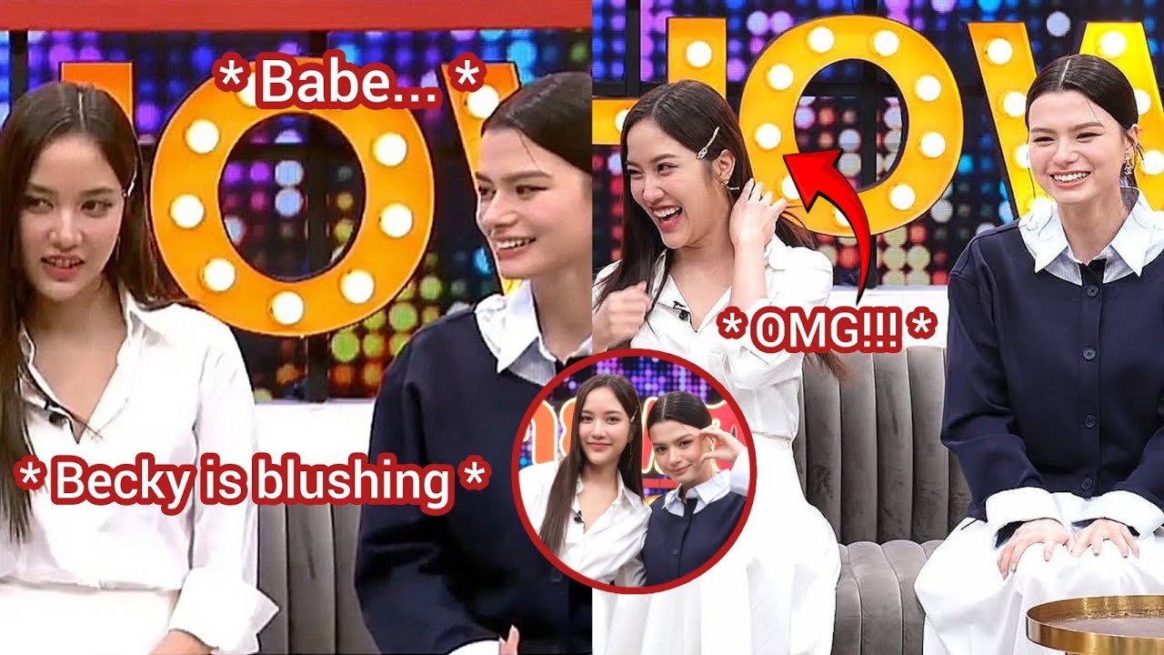 (FreenBeck) BECKY CALLED FREEN BABE AND TOTALLY BLUSHED!