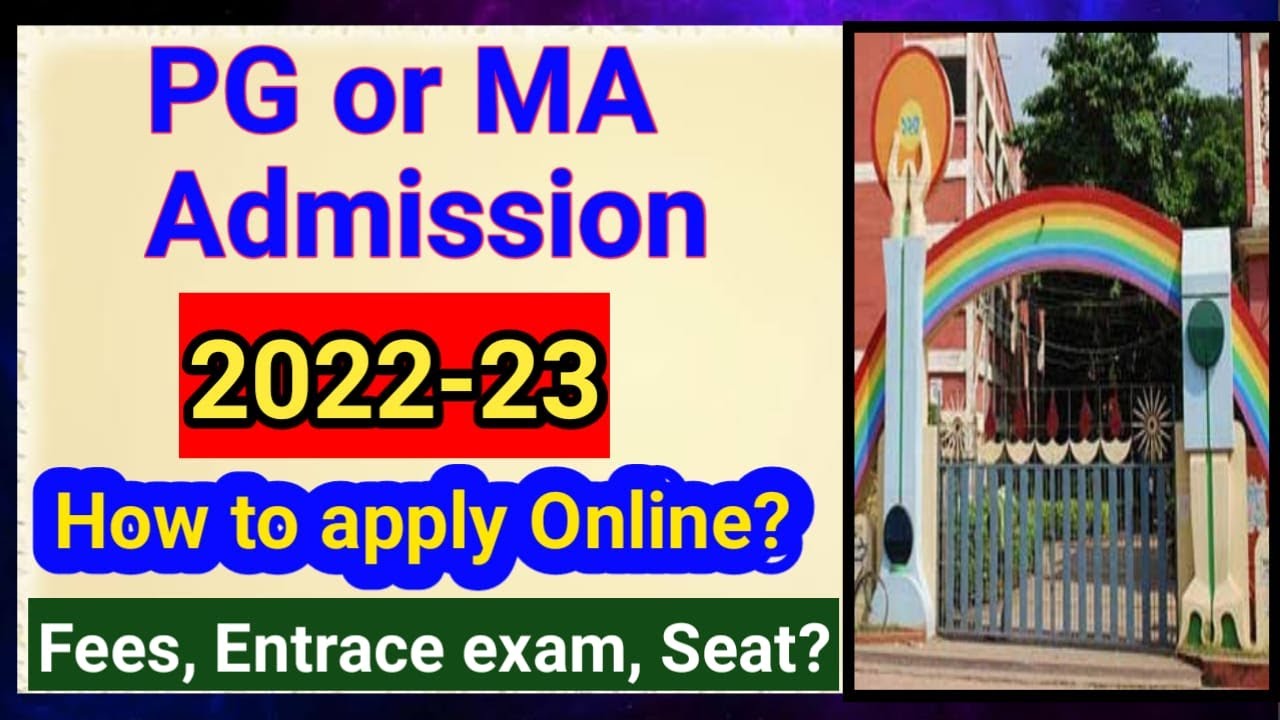 WB PG admission 2022 l MA admission 2022 l Vidyasagar University PG Admission l step by step fill up