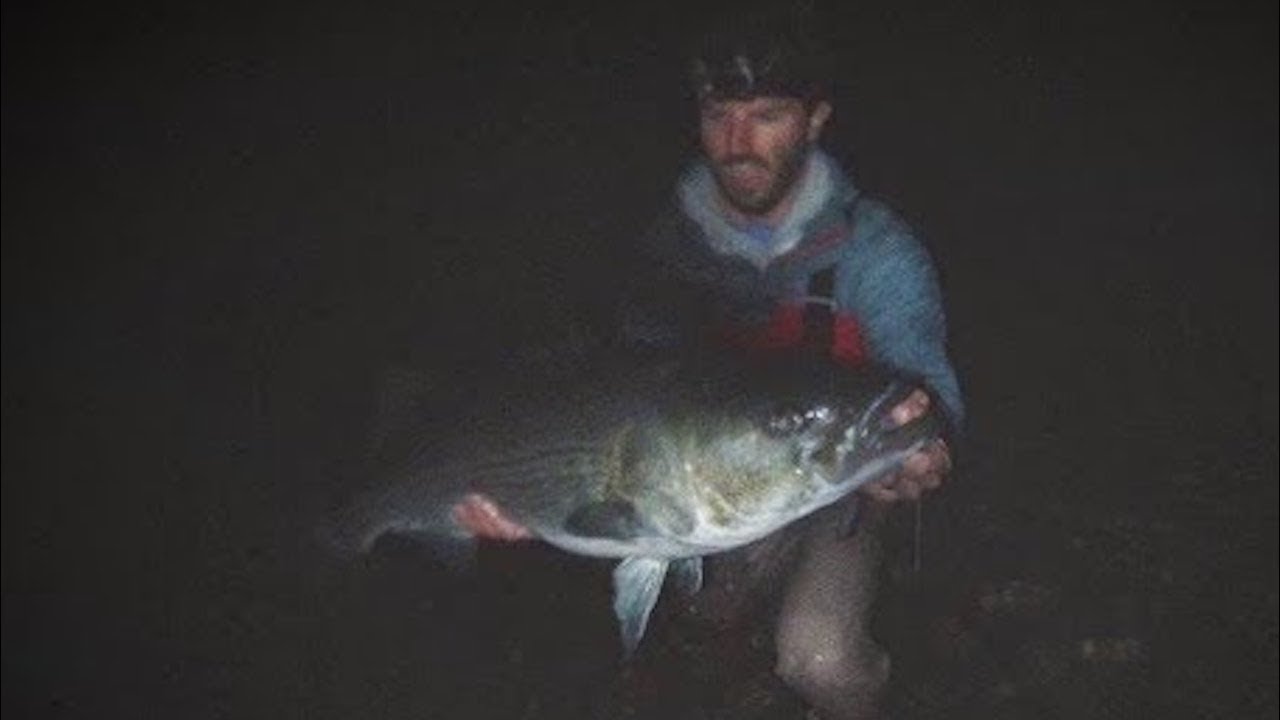 Surfcasting For Striped Bass At Night On Cape Cod With Danny Plugs