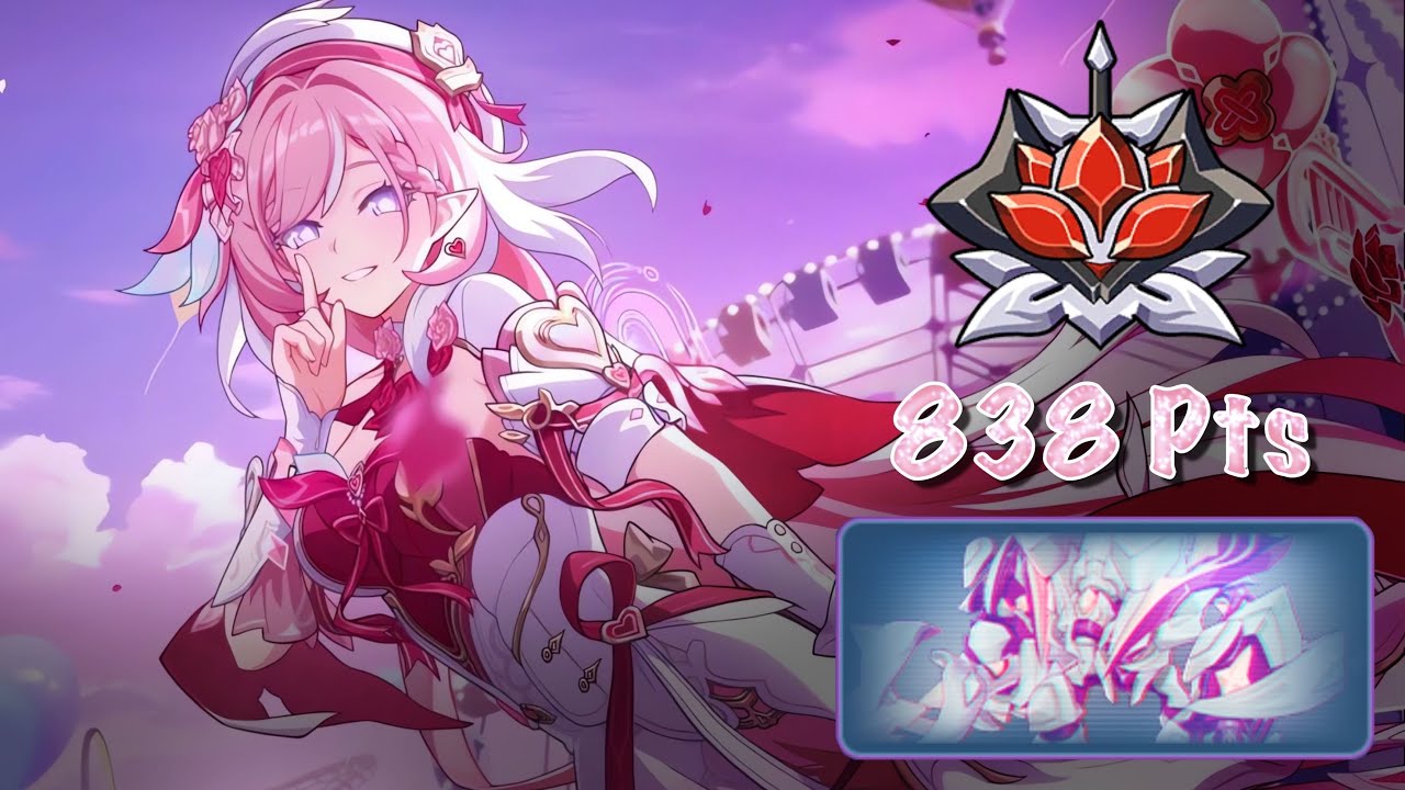 Hi~ Love Elf - Elysia gameplay! | 530D Redlotus / 831 Pts | Honkai Impact 3rd [8.5 CN beta v2]