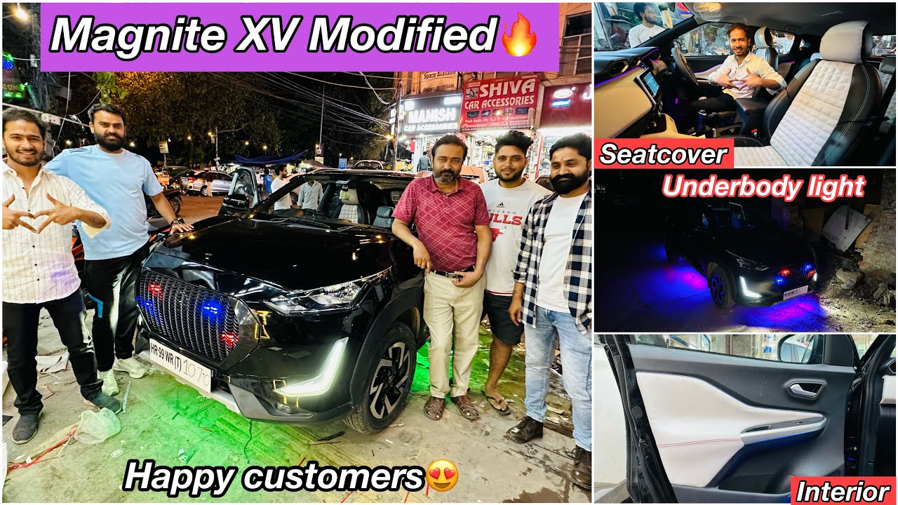 2023 MAGNITE XV MODIFIED🔥NISSAN MAGNITE GENUINE ACCESSORIES🔥MAGNITE FRONT GRILL🔥MAGNITE INTERIOR