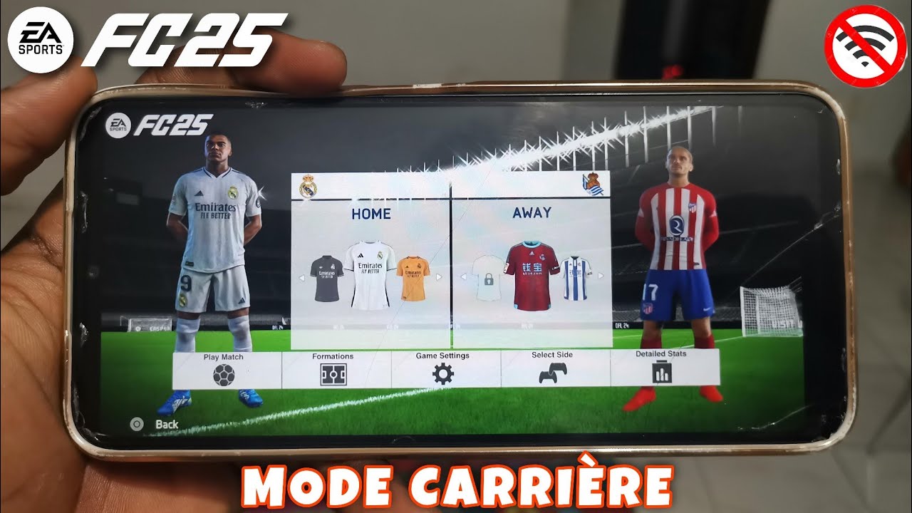 FC 25 ANDROID OFFLINE - MODE CARRIÈRE