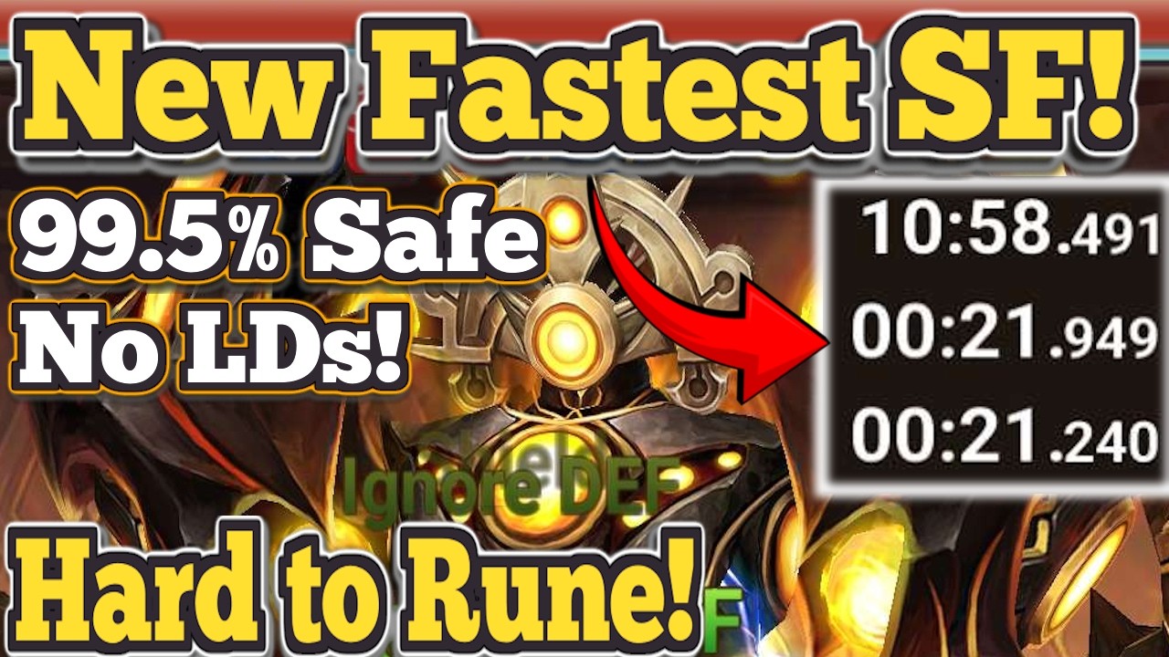 New Best Steel Fortress Team! 21sec Avg! No LDs! - Summoners War