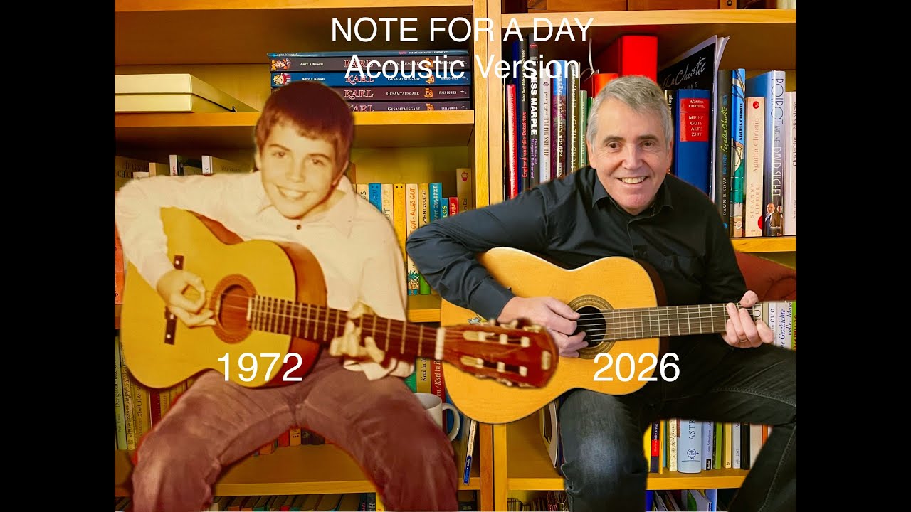 NOTE FOR A DAY - acoustic guitar version 2026 / classical guitar spanish romance #classicalguitar