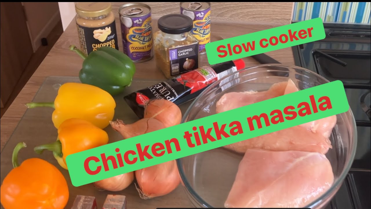 slow cooker curry chicken tikka masala